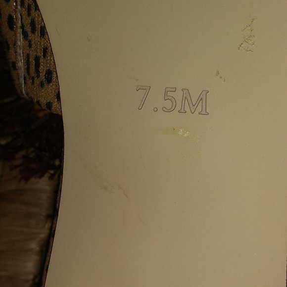 LOFT Cheetah Print Heeled Sandals - Picture 4 of 5